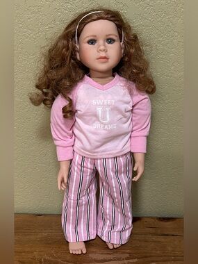 Gorgeous My Twinn Doll Blue Eyes Body 2009/ Head 1997 EUC